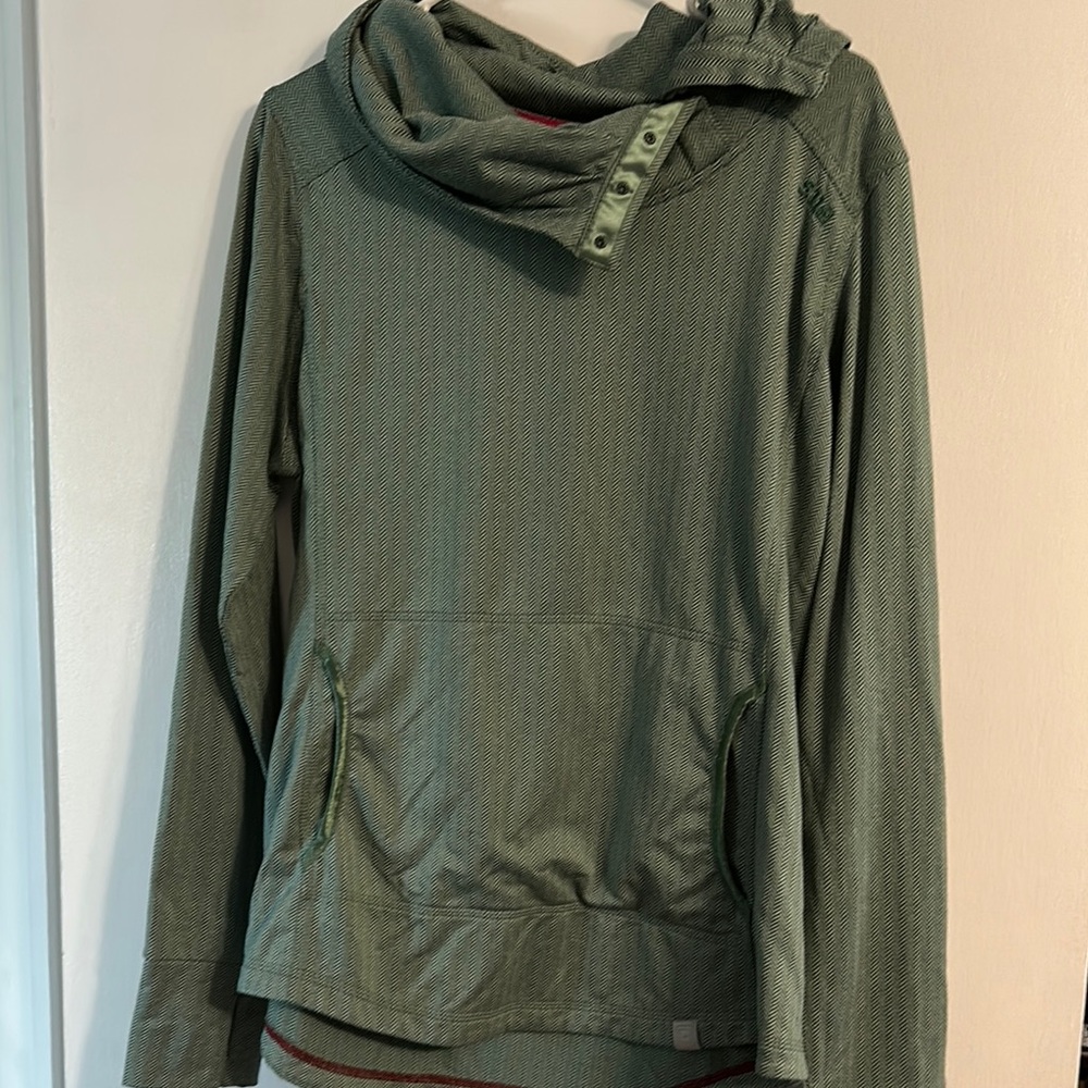 5.11 Tactical Green Herringbone Hooded Jacket